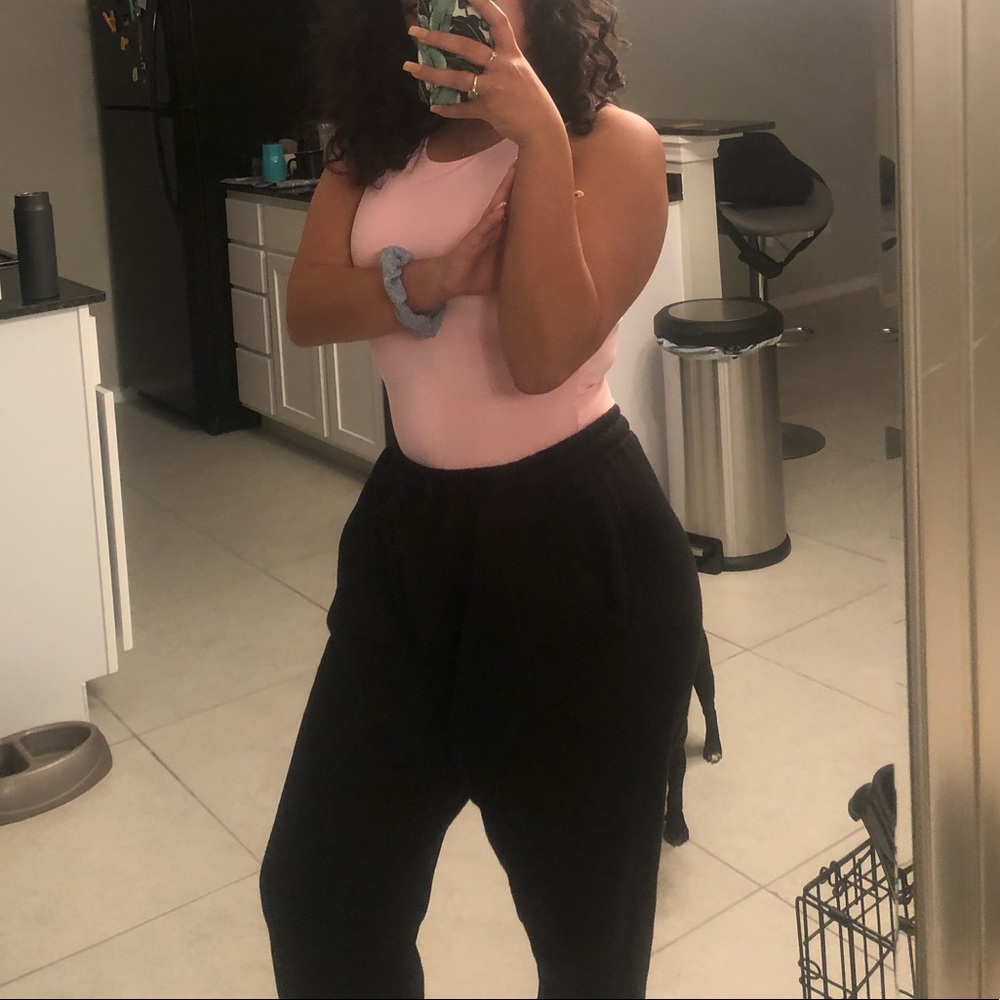Black joggers